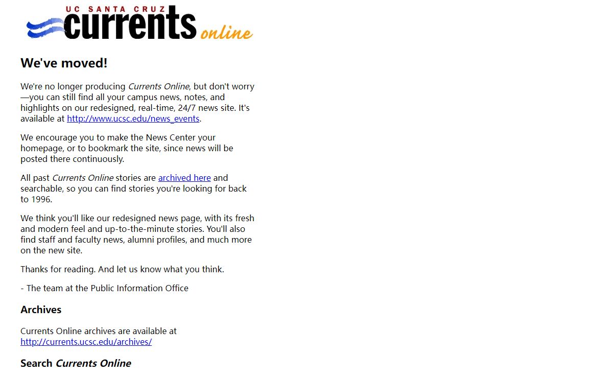 Currents Online