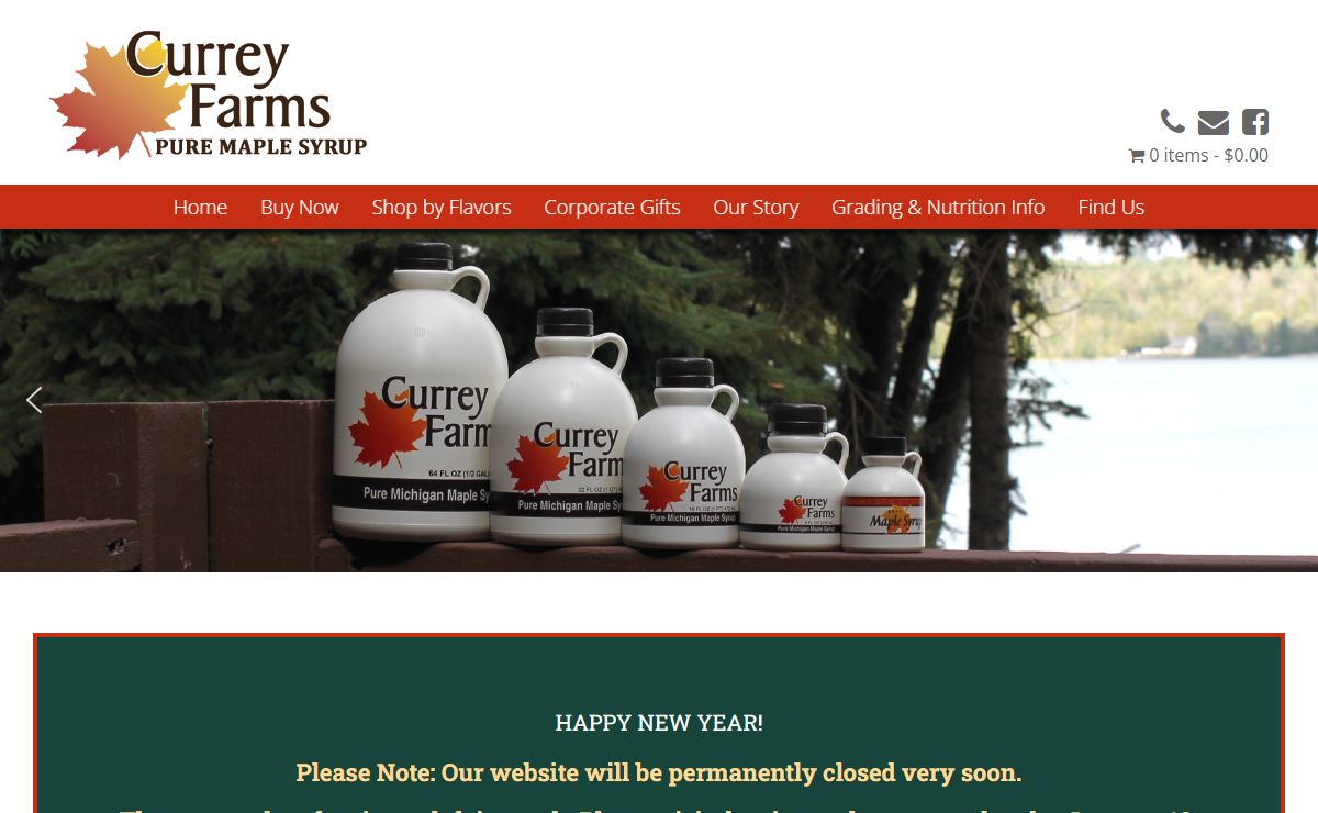 Michigan Maple Syrup | Currey Farms, Charlevoix, MI