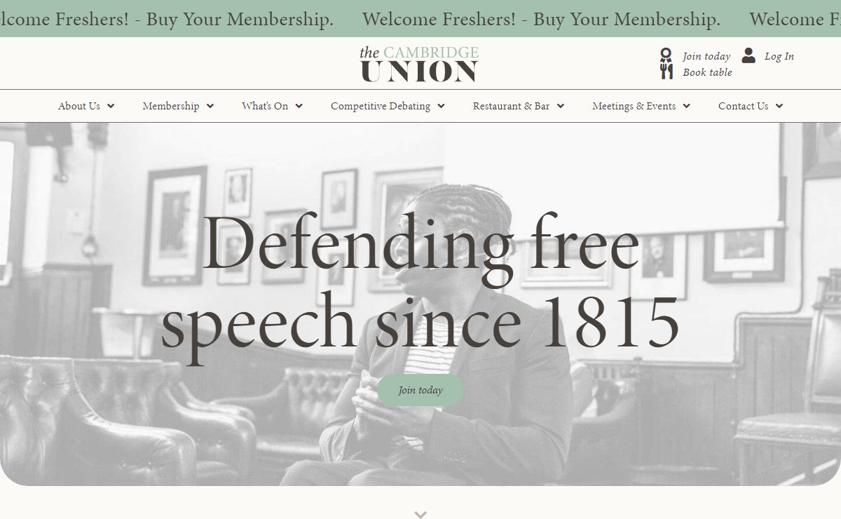 The Cambridge Union - Debating Society & Members Club