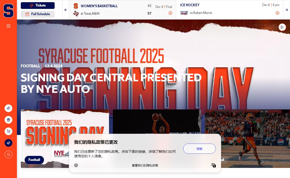 Syracuse University Athletics - Official Athletics Website