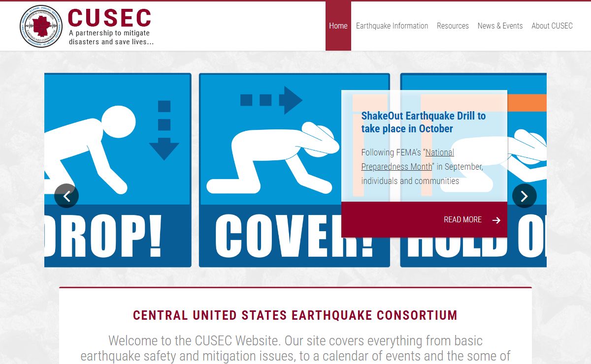 CUSEC – A partnership to mitigate disasters and save lives…
