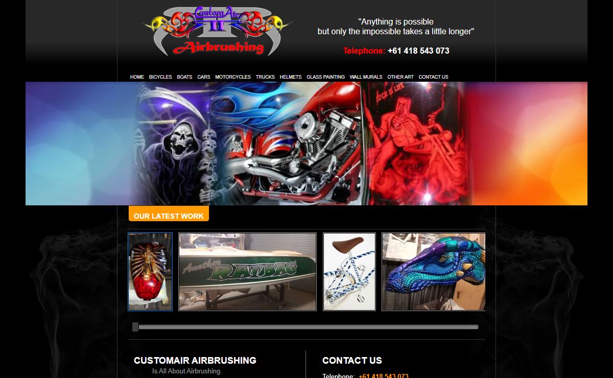 CustomAir Airbrushing :: HOME