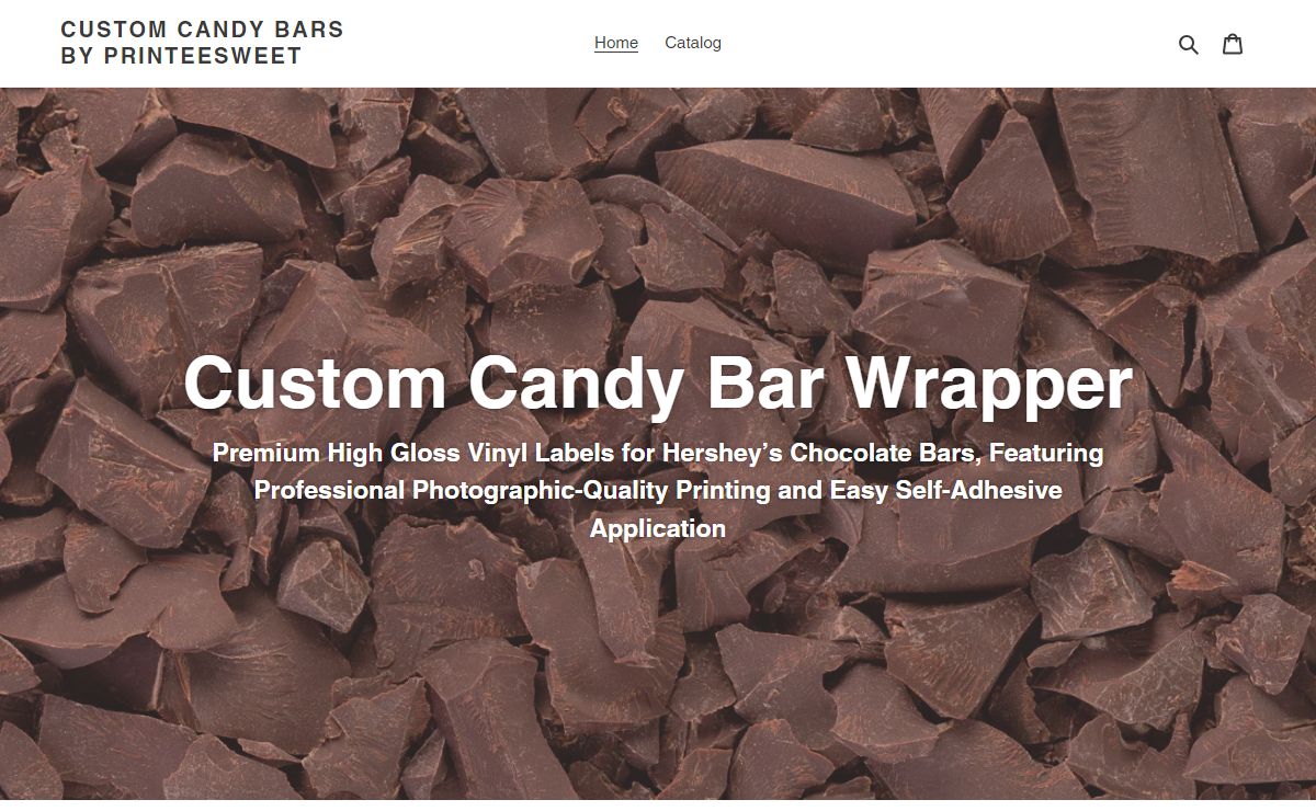 Custom Candy Bars by Printeesweet