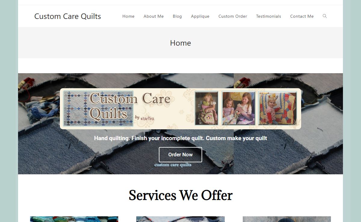 Home - Custom Care Quilts