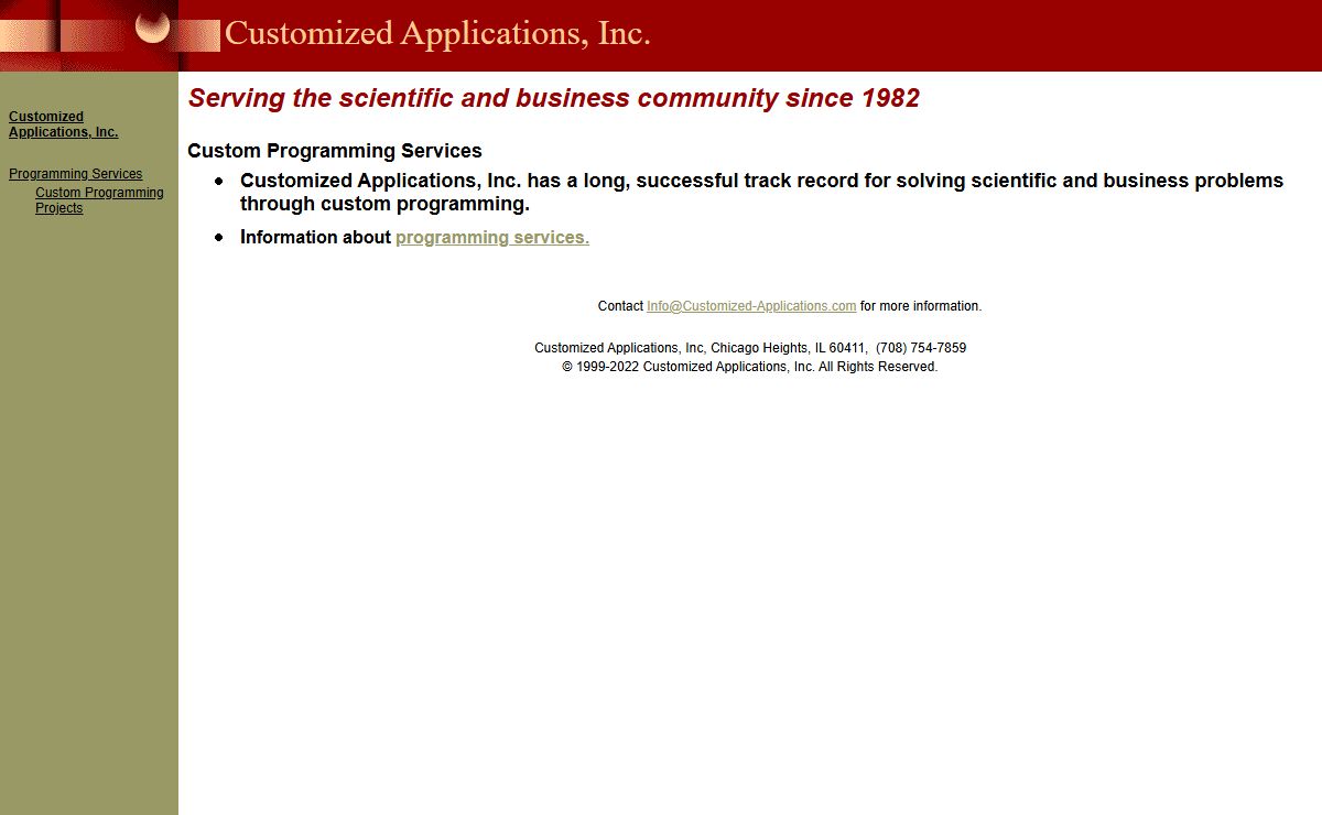 Customized Applications, Inc.