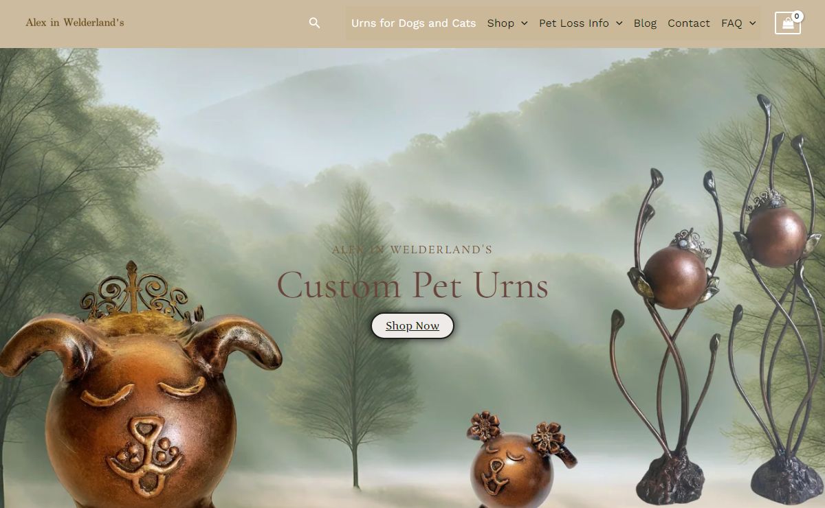 Urns for Dogs and Cats - Custom Pet Urns