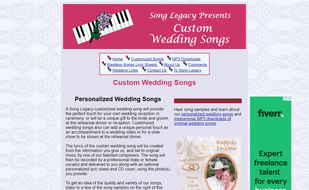 Custom Wedding Songs - Unique Personalized Wedding Music
