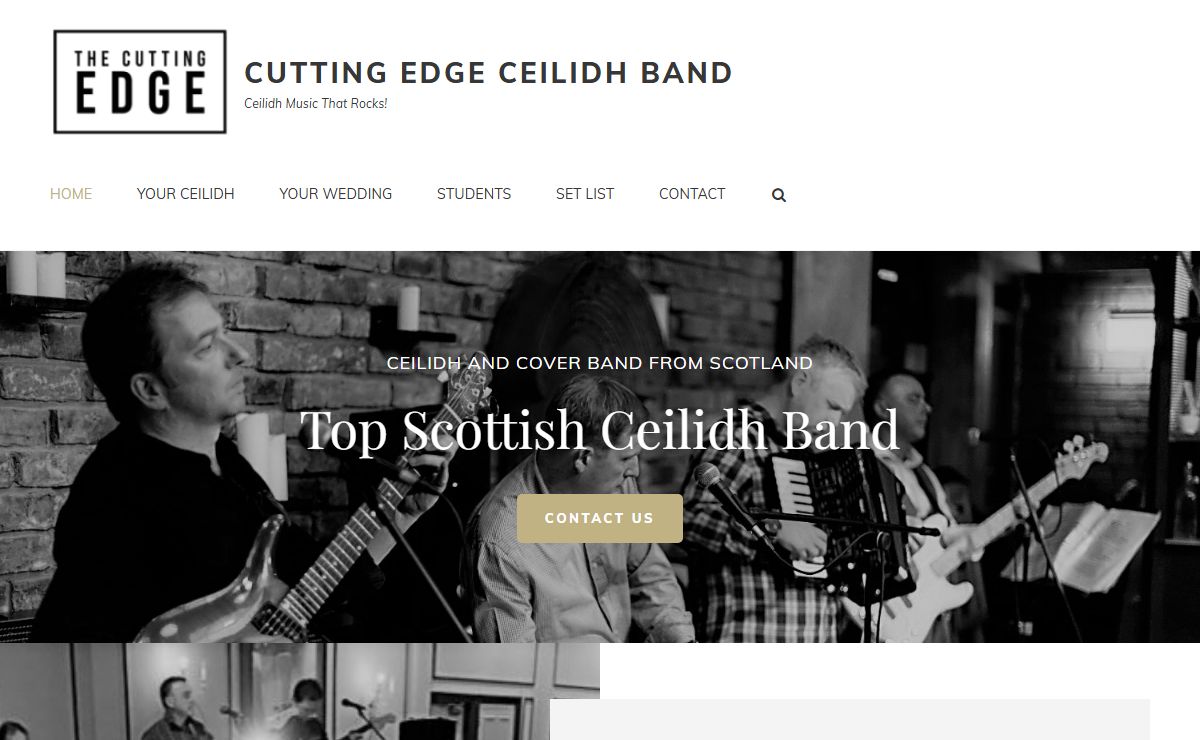 Cutting Edge Ceilidh Band - Modern Rocky Music all Occasions