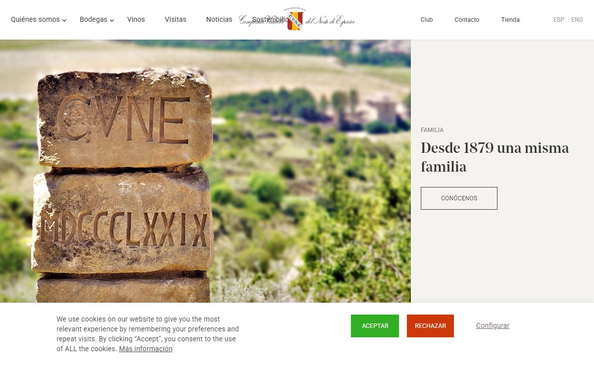 Vinos con Denominación de Origen - Bodegas CVNE