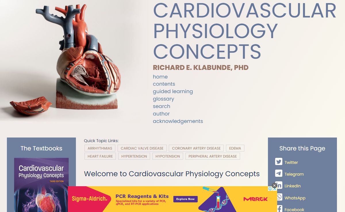 CV Physiology | Welcome to Cardiovascular Physiology Concepts