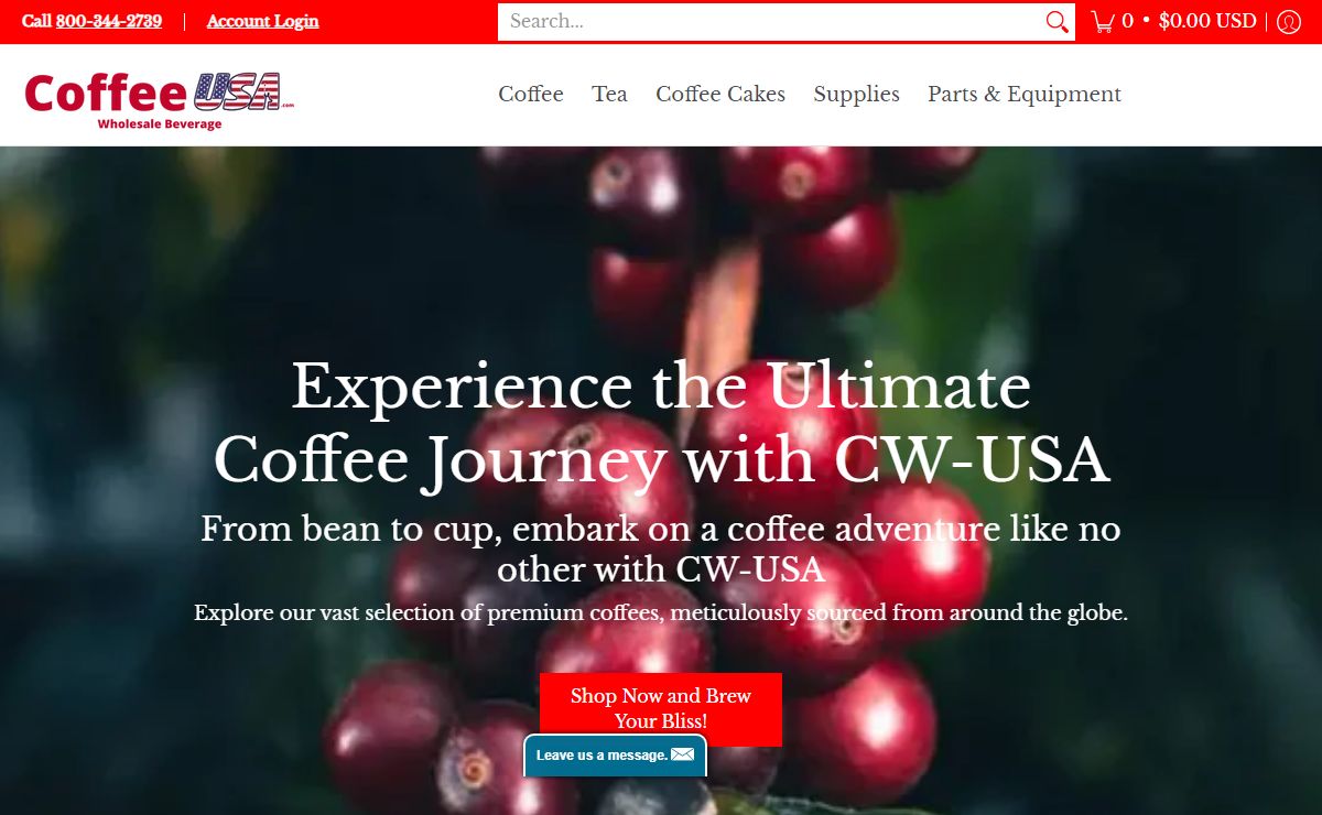 Coffee USA | Fresh Roasted Coffee | Coffee Beans | Coffee Wholesale USA