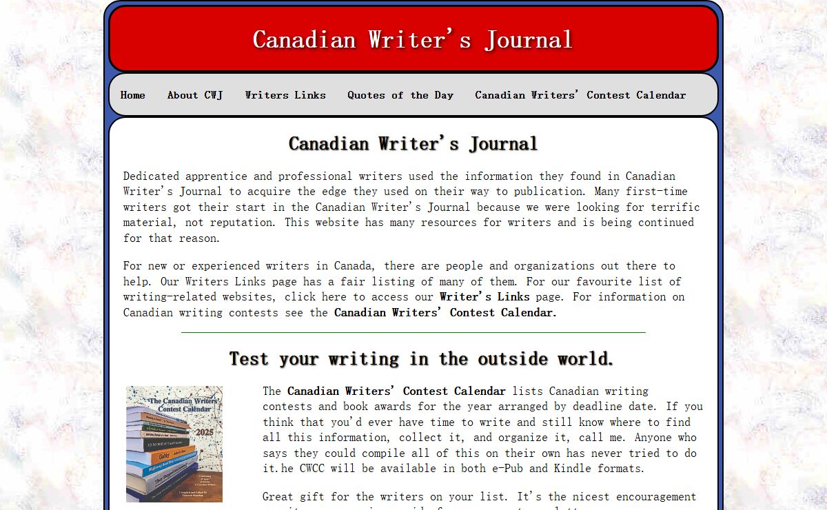 Canadian Writer's Journal