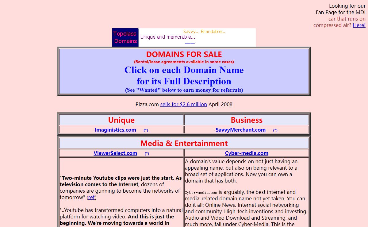 MSH: Best Domains