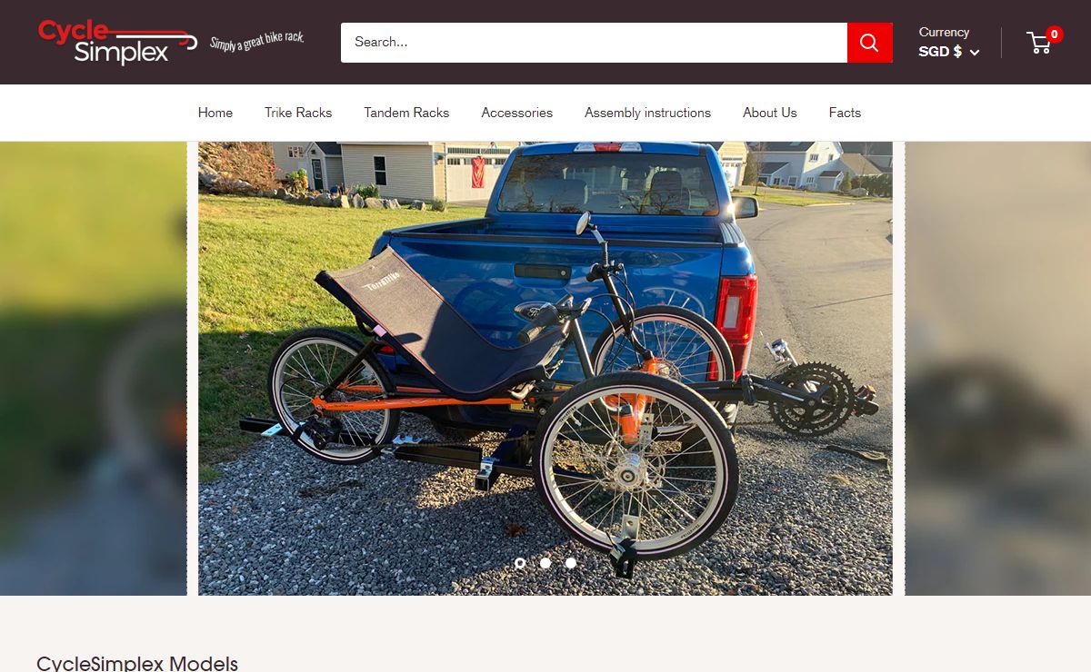 Tricycle and Bike Racks - CycleSimplex Trike and Bike Racks