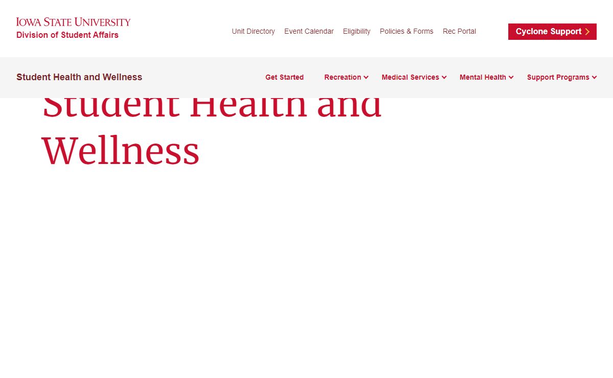 Student Health and Wellness