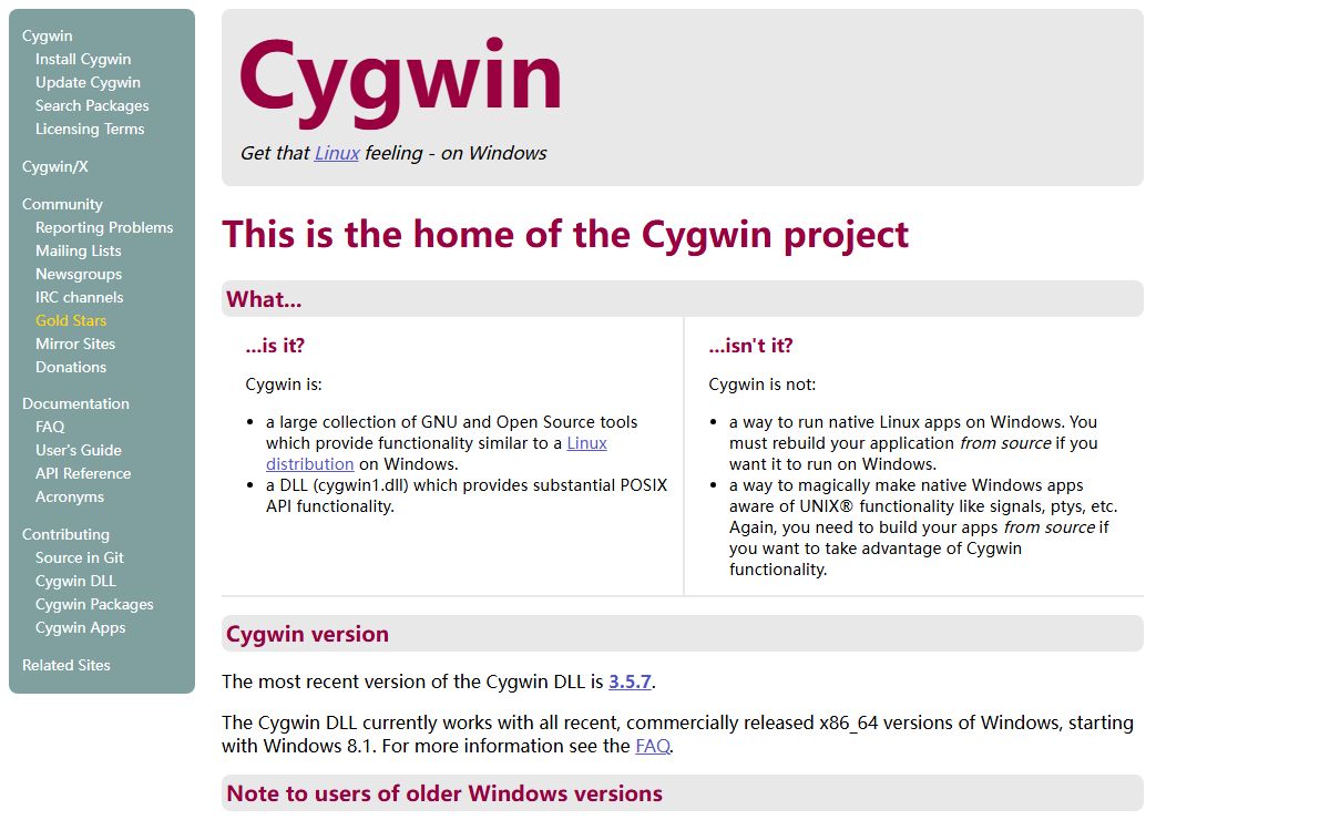 Cygwin