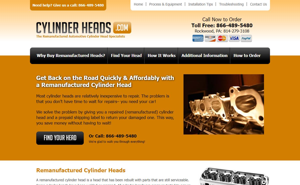 Cylinder Heads for All Makes and Models | Cylinder Heads