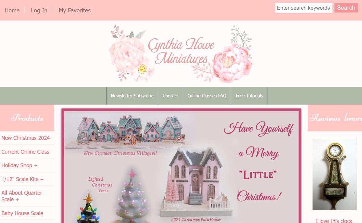 Miniature Dollhouse Kits & Accessories - Cynthia Howe Miniatures