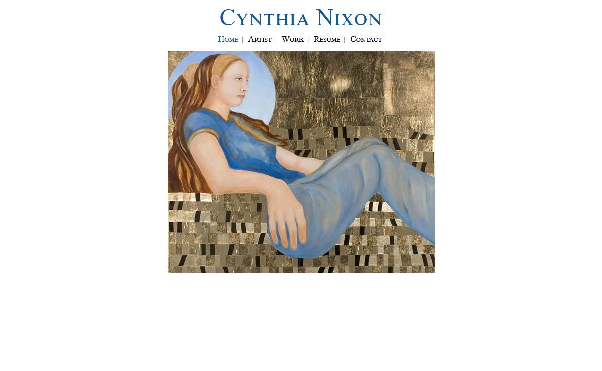 Cynthia Nixon Art