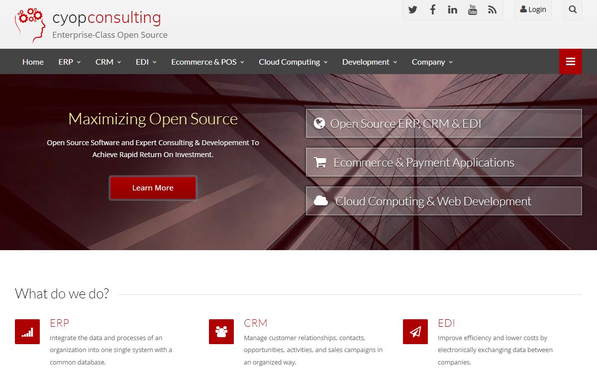 Open Source ERP, CRM, EDI, & Ecommerce Software Consulting & Implementation Services