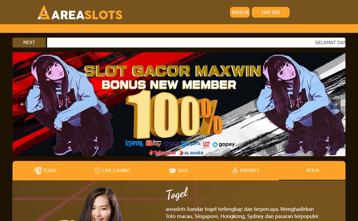 AREASLOTS | Situs Slot Resmi Anti Rungkat | RTP Slot Tertinggi
