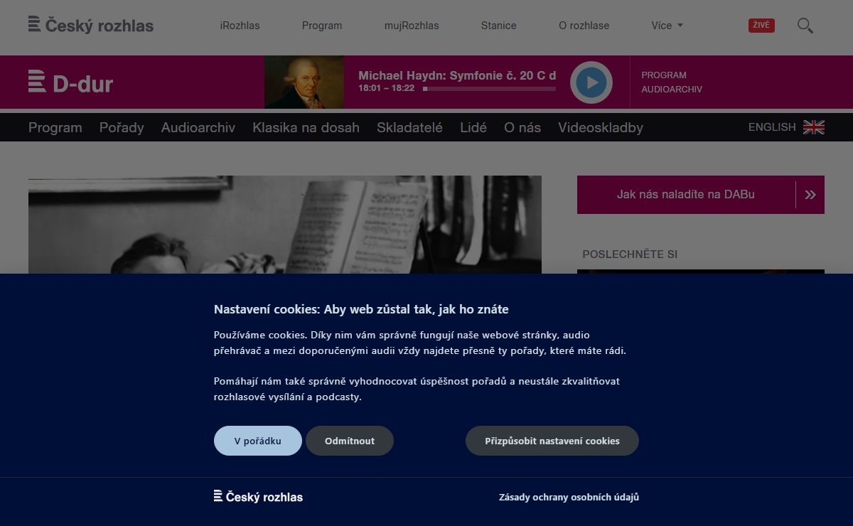 Český rozhlas D-dur