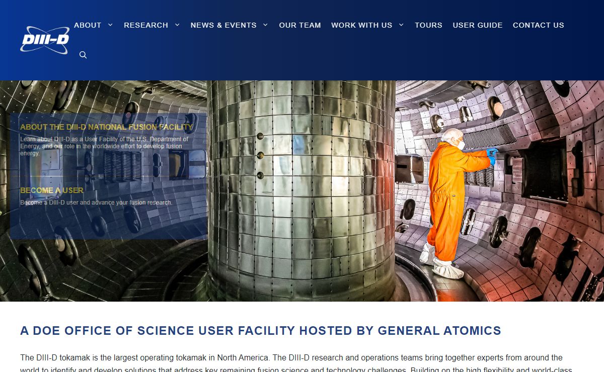 DIII-D National Fusion Facility