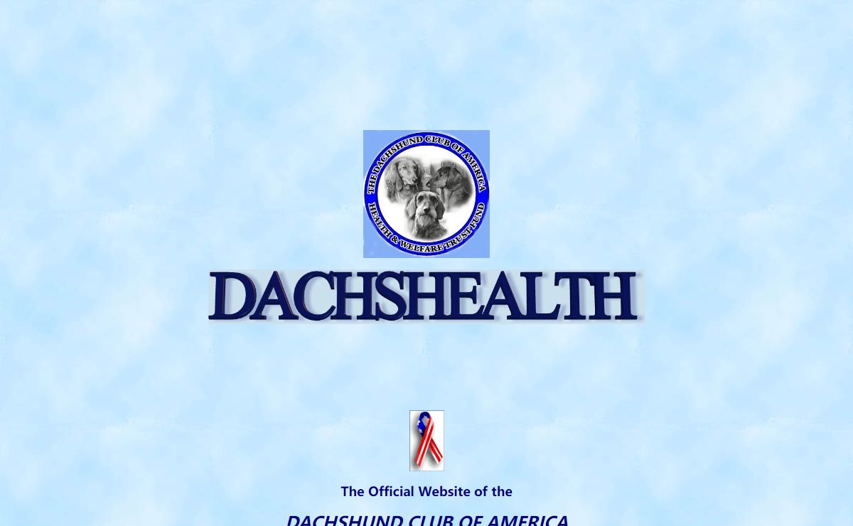 Dachshund Club of America Health & Welfare Trust Fund