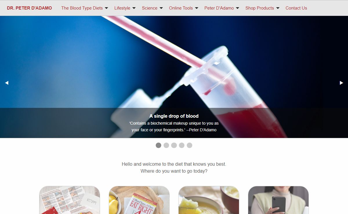 dadamo.com | The official Blood Type Diet website