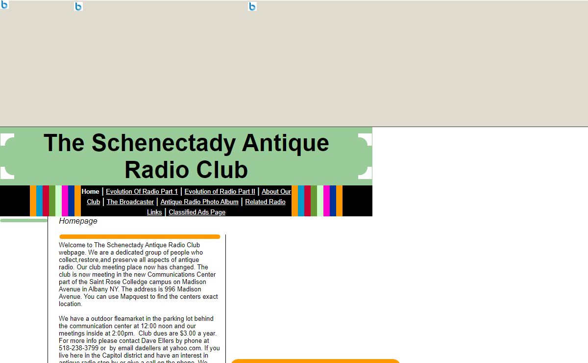 The Schenectady Antique Radio Club