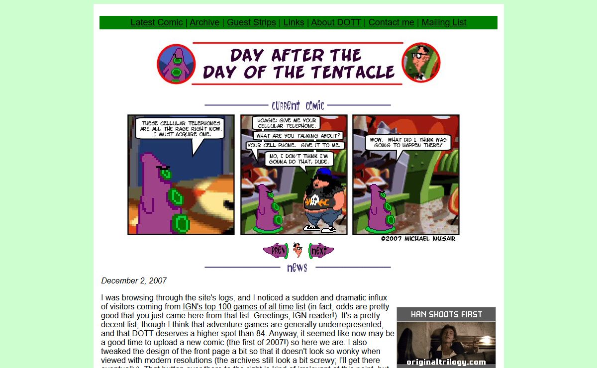 Day After the Day of the Tentacle