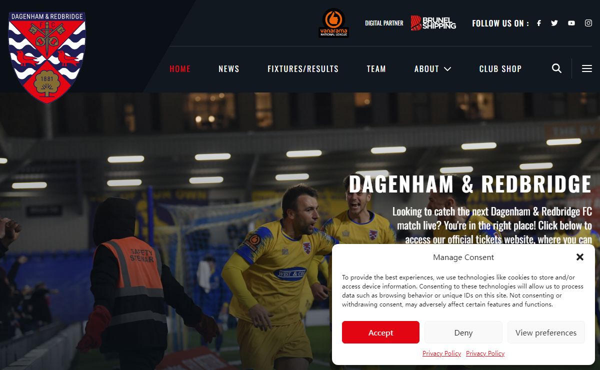 Home | Dagenham & Redbridge FC