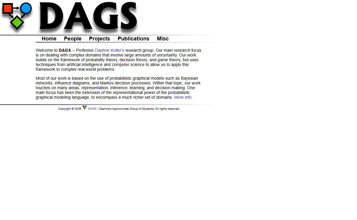 DAGS - Daphne Koller's Research Group