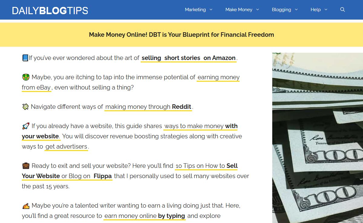 Make Money Online, From Side Hustles to Blogging, SEO, WordPress & More