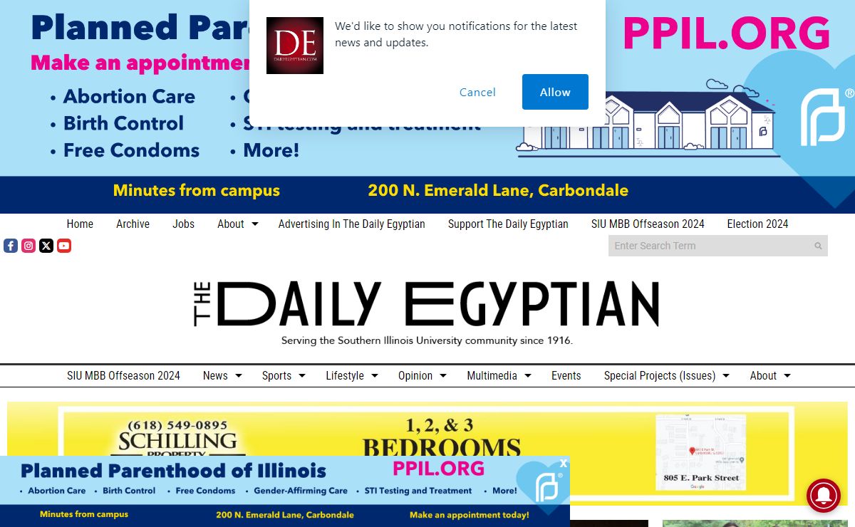 The Daily Egyptian – Serving the Southern Illinois University community since 1916.