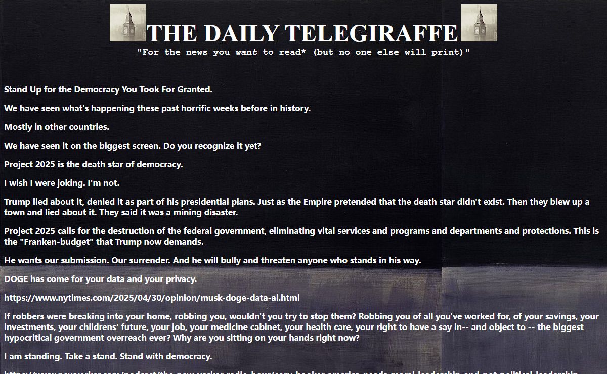 THE DAILY TELEGIRAFFE
