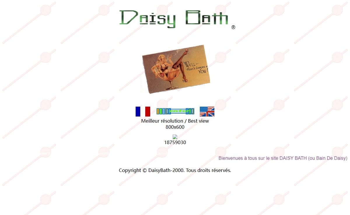 DAISY BATH ou Le Bain De Daisy