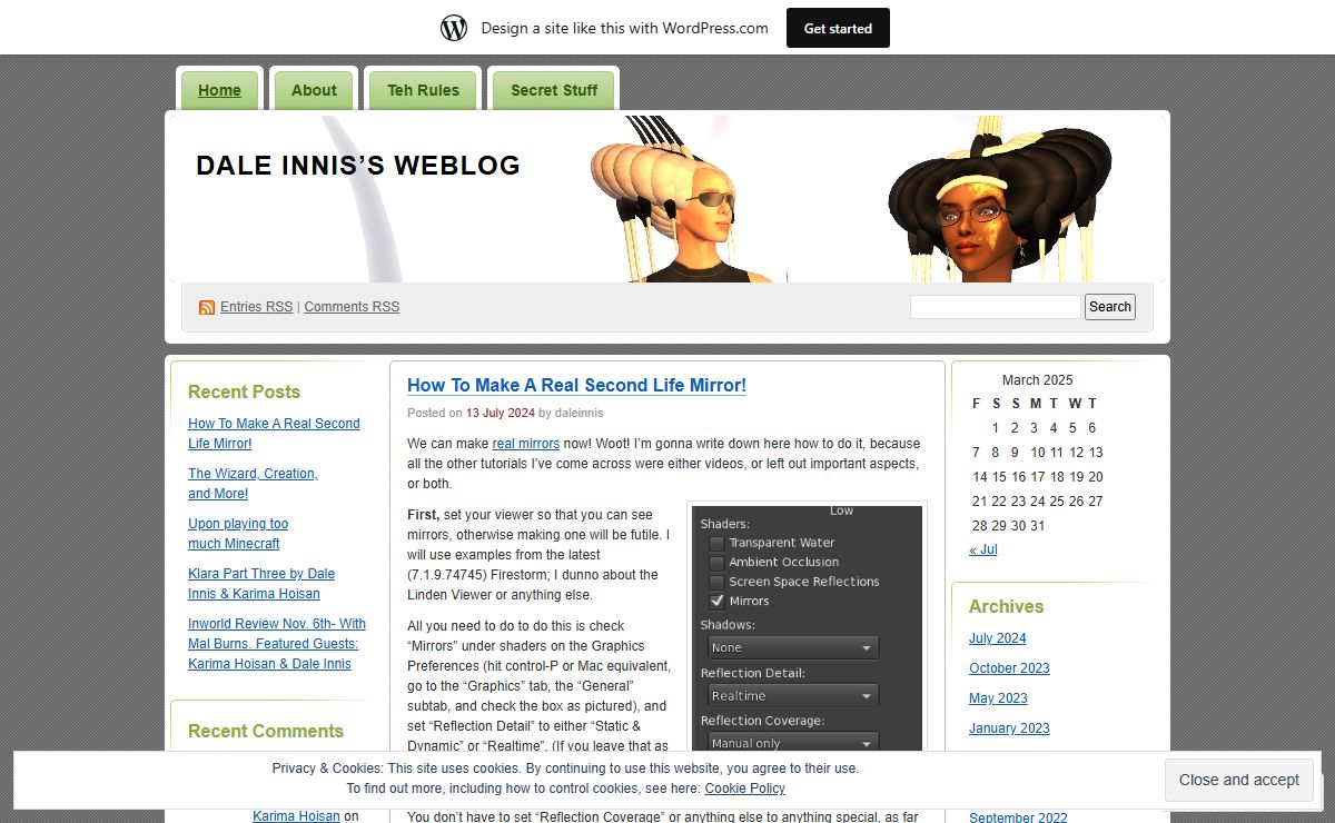 Dale Innis's Weblog | A weblog sort of thing by a Second Life Resident (yeah, I know)