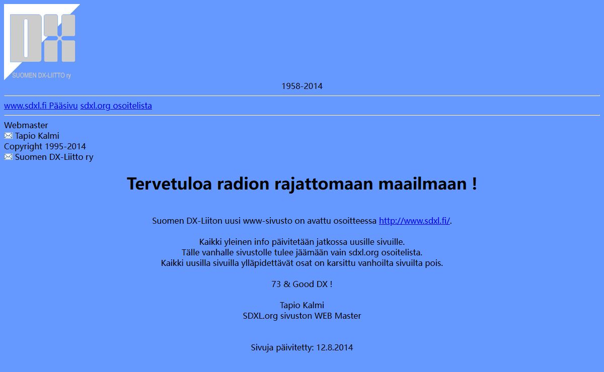 Suomen DX-Liitto ry (SDXL)