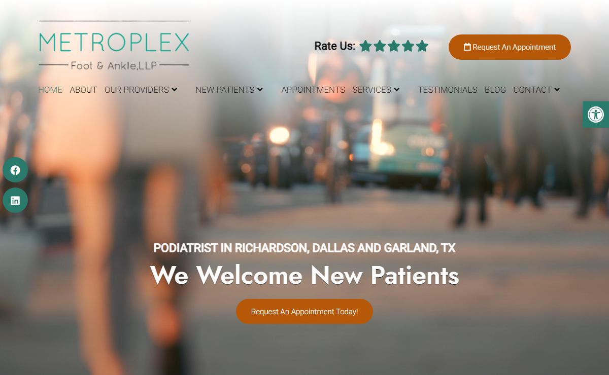Podiatrist in Richardson, Dallas and Garland, TX | The Metroplex Foot and Ankle, LLP