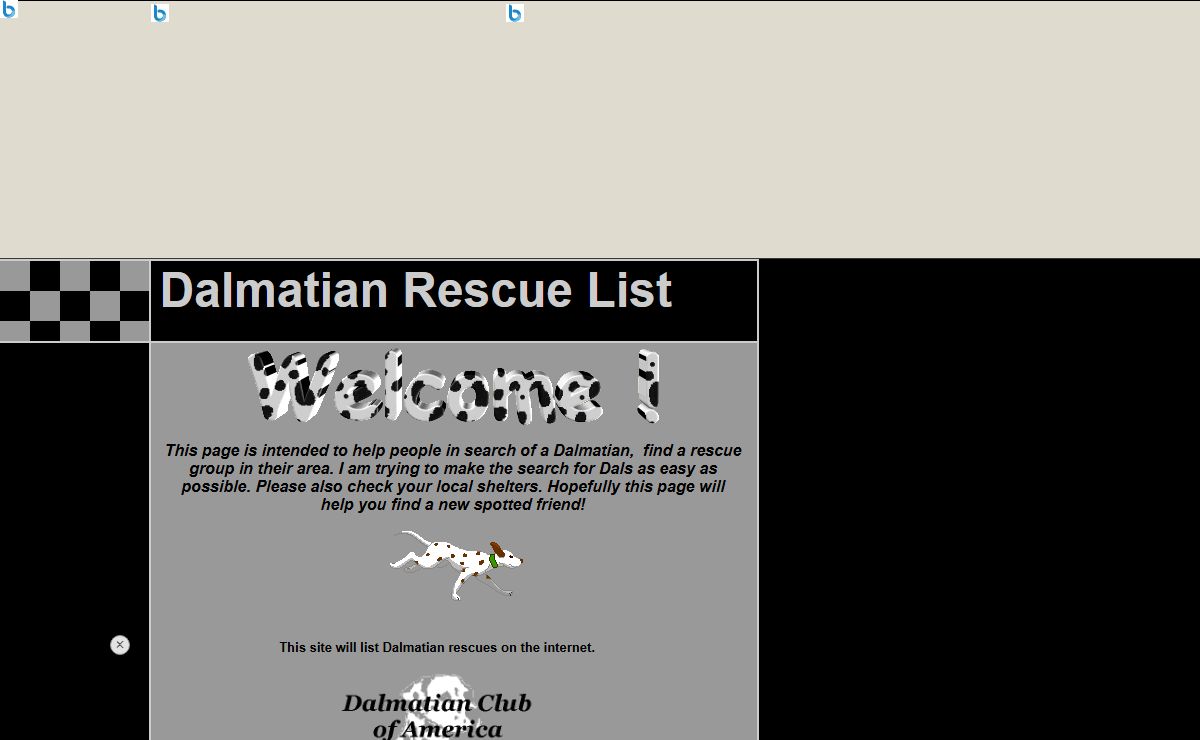 Dalmatian Rescue List