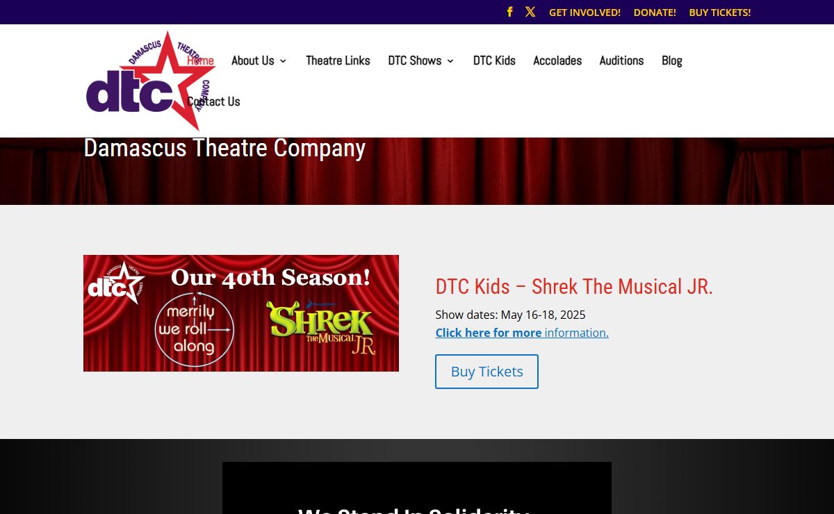 Damascus Theatre Company - Community Theatre in Montgomery County, Maryland