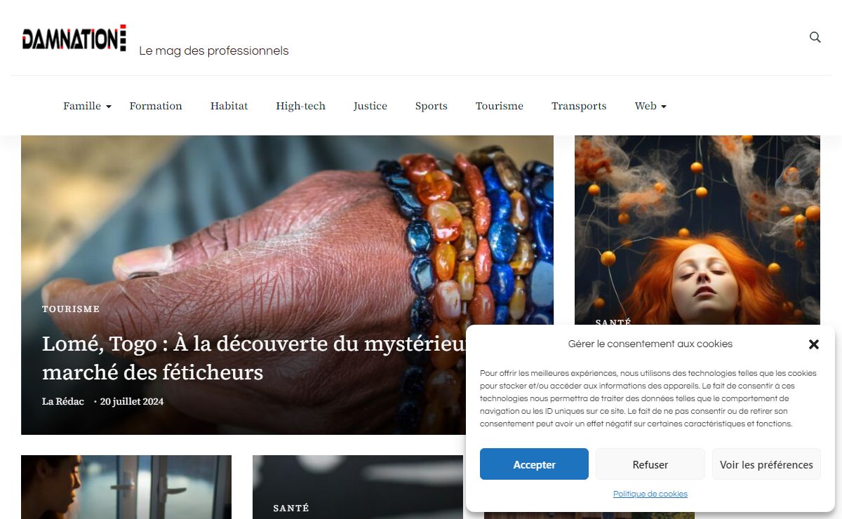 Damnation, le réseau des professionnels francophones