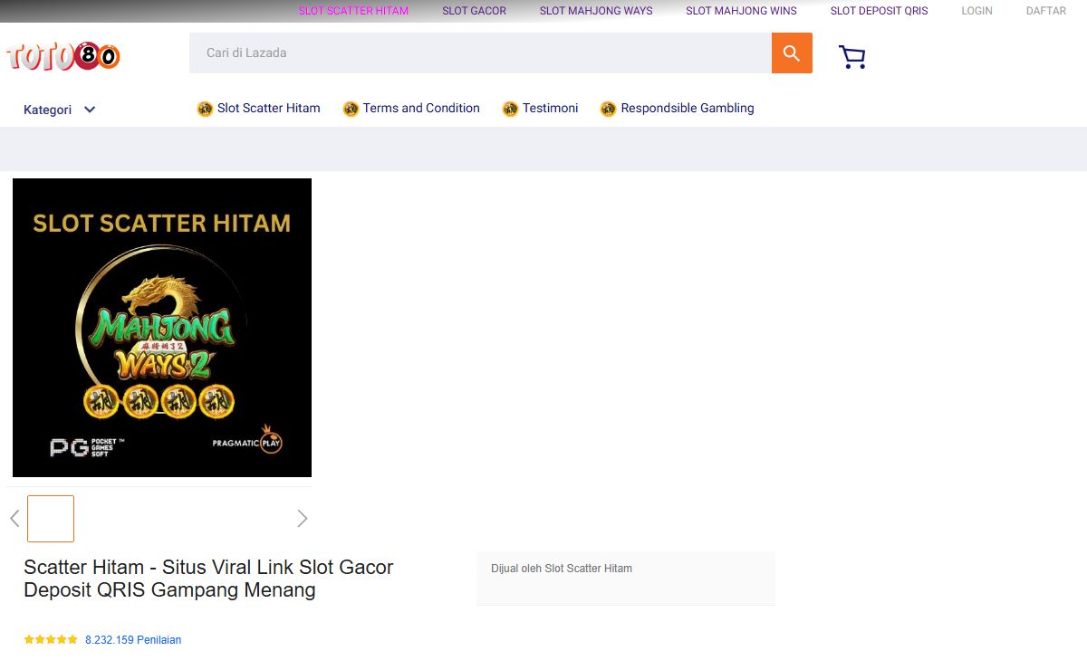 Scatter Hitam - Situs Viral Link Slot Gacor Deposit QRIS Gampang Menang.