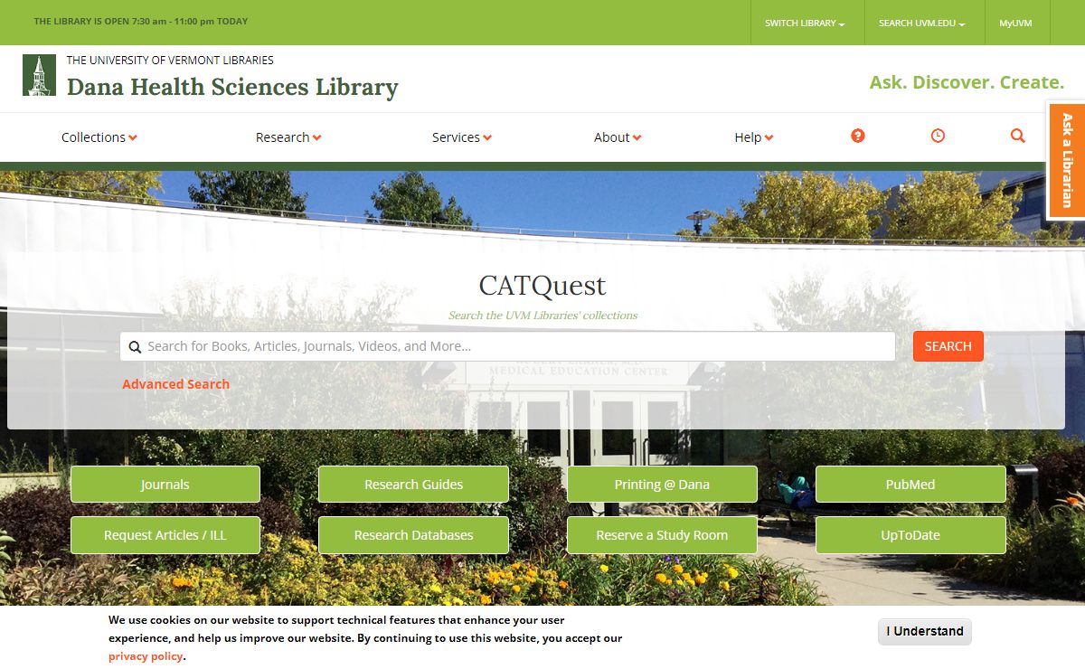 Dana Health Sciences Library | Dana Health Sciences Library