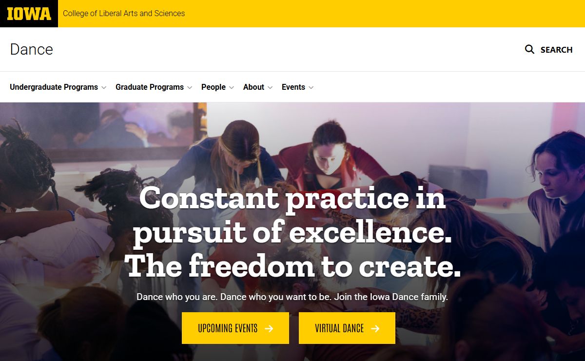 Dance | College of Liberal Arts and Sciences | The University of Iowa