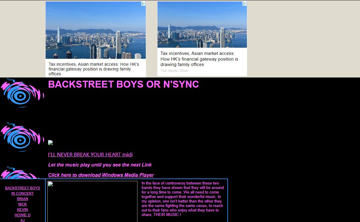 BACKSTREET BOYS OR N'SYNC