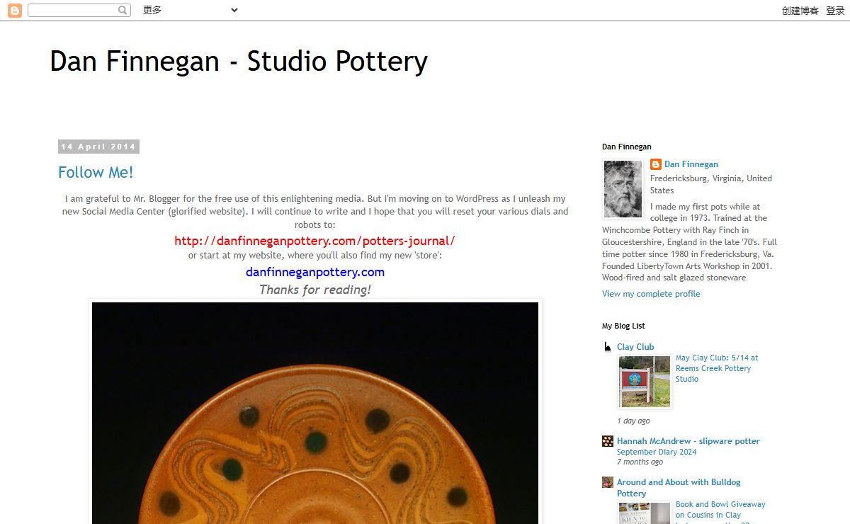 Dan Finnegan - Studio Pottery