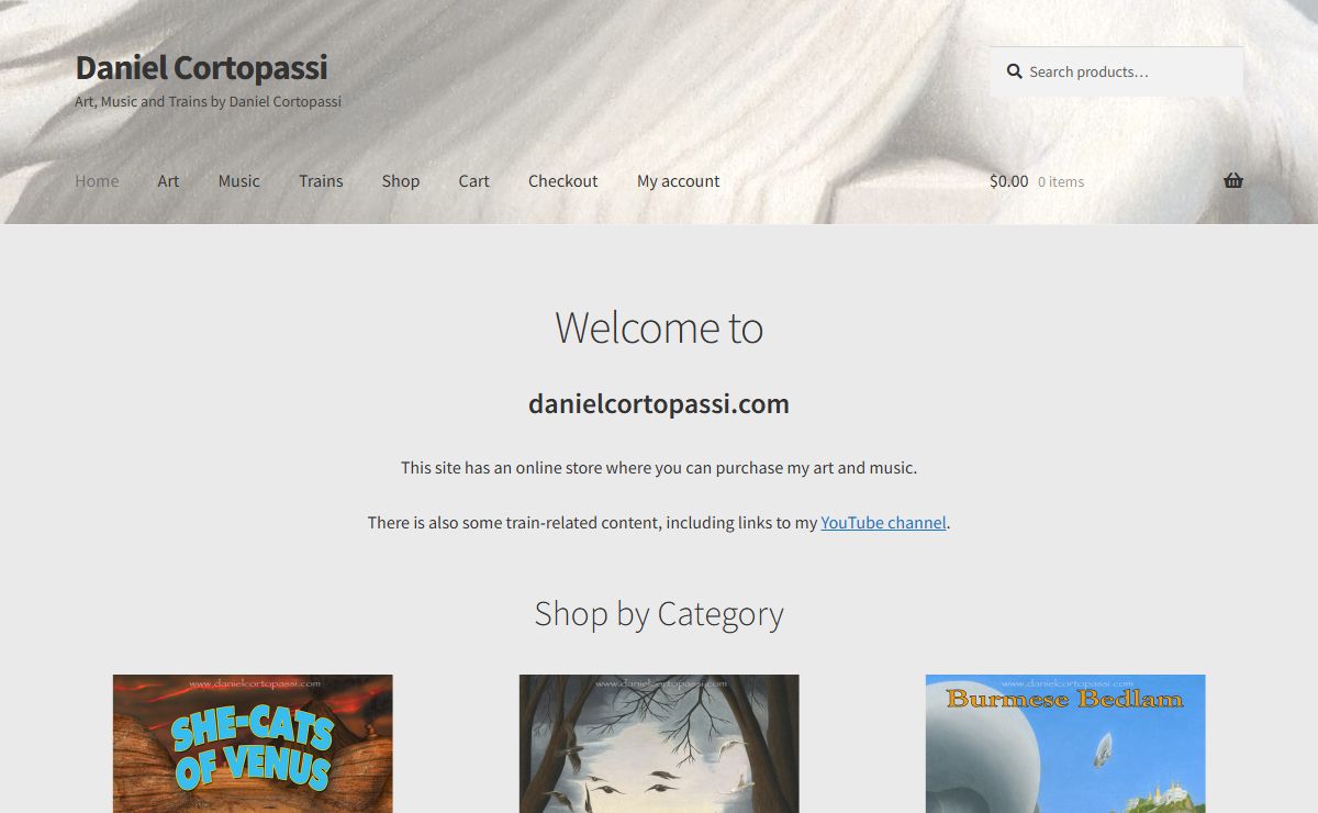 Daniel Cortopassi – Art, Music and Trains by Daniel Cortopassi