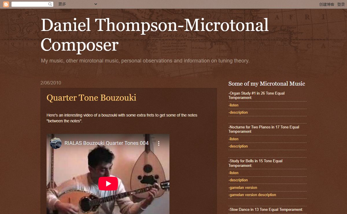Daniel Thompson-Microtonal Composer